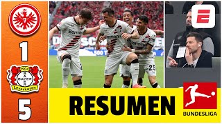 BAYER LEVERKUSEN sigue INVICTO aplastó al Frankfurt y ya piensa en liquidar a la Roma  Bundesliga [upl. by Mosenthal]