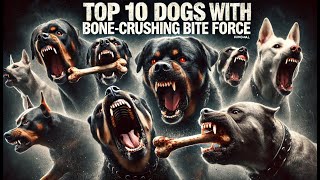 Top 10 Dogs with the Bite Strength to Easily Break [upl. by Bohman116]