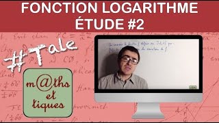 Etudier une fonction logarithme 23  Variations  Terminale [upl. by Dotty38]