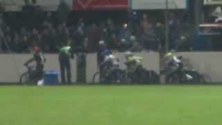 veenoord gouden helm 2014 finale crash henk bos [upl. by Gavette697]