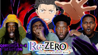 ReZERO Openings 14 Reaction What Anime Has The Best Ops  Anime OP Reaction [upl. by Nosimaj]