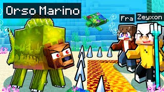 ORSO MARINO vs La CASA PIU SICURA di Minecraft [upl. by Ailak]