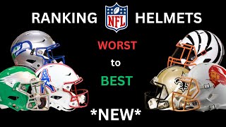 Ranking Every NFL HELMET From WORST to BEST [upl. by Puiia574]