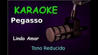 Grupo Pegasso  Lindo Amor  KARAOKE  Tono Reducido [upl. by Atlanta]