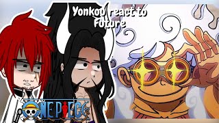 Yonkous React To Future  One Piece  Gacha React  Repost [upl. by Lorola]