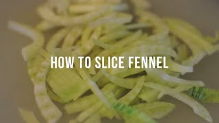 How to Slice Fennel  cooksmarts [upl. by Rozanna873]