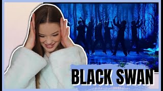 BTS BLACK SWAN LIVE ON JAMES CORDEN REACTION [upl. by Marjie816]