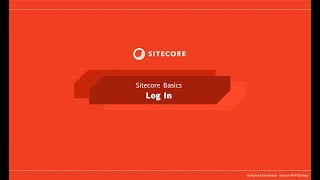 01  Sitecore Basics Series  Log in [upl. by Key]