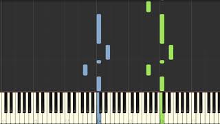 MozartSalieri March From Amadeus PianoSynthesia Tutorial [upl. by Leehar]