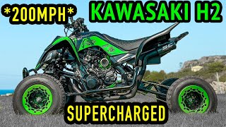 YAMAHA RAPTOR H2 SWAP HYPERQUAD 060 1s  🤯 [upl. by Acinehs804]