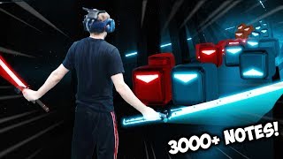 THIS BEAT SABER LEVEL IS INSANE 3000 NOTES [upl. by Ilowell525]