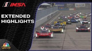 IMSA EXTENDED HIGHLIGHTS Twelve Hours of Sebring  31624  Motorsports on NBC [upl. by Greggs]