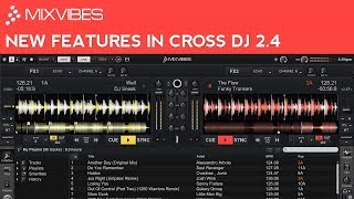 Cross DJ 24 Update Overview 4 Deck Mixing amp Sync Link [upl. by Sej789]