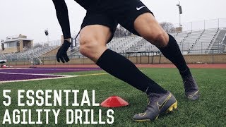 5 Essential Speed and Agility Drills  Increase Your Speed and Change of Direction [upl. by Tterag]