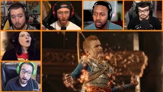 Lets Players Reaction To Atreus Using Spartan Rage  God Of War PS4 [upl. by Ititrefen]