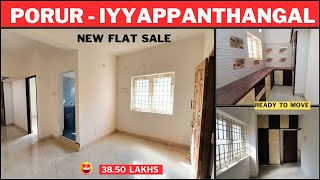 3850 Lakhs😍flat for sale in porur iyyappanthangalNew flatReady to moveSemifurnished flat [upl. by Calvin214]