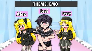 Alex amp Friends DRESSING EMO in DRESS TO IMPRESS [upl. by Ilak]