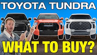 BATTLE OF THE TOYOTA TUNDRAS  2023 SR5 vs TRD Pro vs Capstone  Which Tundra Is Right for You [upl. by Theola9]