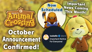 Announcement CONFIRMED For Animal Crossing Players This Month [upl. by Lamoree]