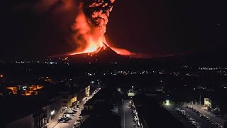 Etna exploded Eruption tonight in Sicily [upl. by Isabea]