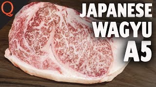 Japanese Wagyu A5 Ribeye Part 1  Grilled [upl. by Ahsitaf]