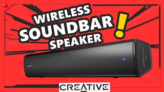 CREATIVE STAGE AIR V2 SOUNDBAR SPEAKER w BLUETOOTH [upl. by Lesirg]