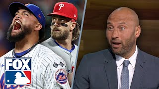 Mets defeat Phillies Game 3 Reaction David Ortiz Derek Jeter Alex Rodriguez  MLB on FOX [upl. by Ameh]