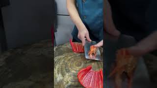 How to cut red Chili pepper vegetablecarving [upl. by Dahc]