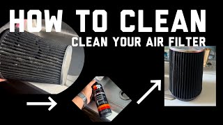 How to clean your after market air filter [upl. by Fred501]