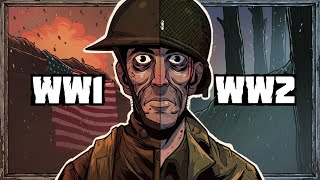 The WORLD WARS From Americas Perspective Full Documentary  Animated History [upl. by Nelra]