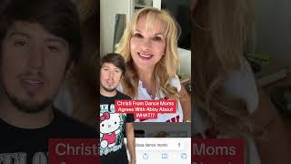 Christi From Dance Moms Agrees With Abby About WHAT [upl. by Asoj]