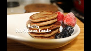 Healthy Oats amp banana PancakesFor 1ToddlersKids and adults [upl. by Akenot]