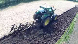 JOHN DEERE 6810 AND DOWDESWELL PLOUGH [upl. by Einahpad]