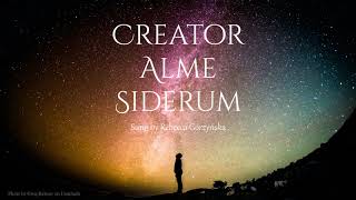 Creator Alme Siderum a cappella with lyrics [upl. by Rosane]