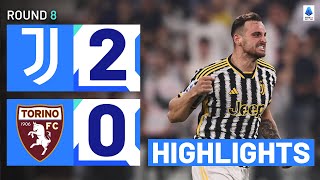 JuventusTorino 20  Gatti helps Juve claim the Turin derby Goals and Highlights  Serie A 202223 [upl. by Odicalp380]