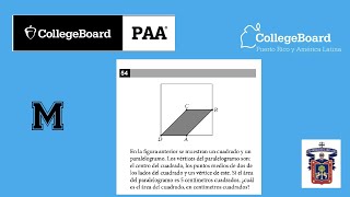 GUIA PAA En la figura anterior se muestran un cuadrado y un paralelogramo Los vértices del parale [upl. by Forster]