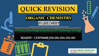 Protection And Deprotection Of Carbonyl Group  13 Dithiane  All Types Of Example  IITJEE  NEET [upl. by Gilda]