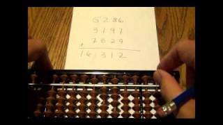 How to Add using a Soroban Japanese Abacus [upl. by Felten946]