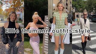 Ellie thumann outfits style  She is a youtuber  she has 17 M follower in her instagram [upl. by Onileva]