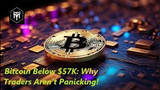 Bitcoin Below 57K Why Traders Arent Panicking [upl. by Ylenats]