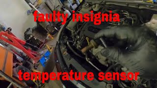 Project Insignia Vauxhall Repair Part 2 Temperature Sensor Fault Finding And Repair adhd mechanis [upl. by Ycnuahc]