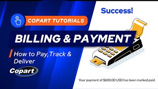 Copart Member Billing Payments and Invoices [upl. by Laiceps]