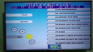 Pilita Corrales Jos Garcia DVD Karaoke KIFLI DVD Menu Walkthrough [upl. by Rovelli760]