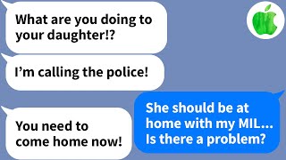 【Apple】I left my daughter with my MIL My neighbor says shes calling the cops because [upl. by Jolenta]