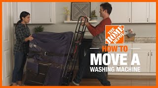 How to Move A Washing Machine  Washers amp Dryers  The Home Depot [upl. by Kaja]