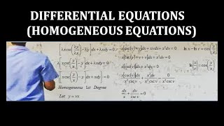 Solutions of Homogeneous Differential Equations [upl. by Stieglitz451]