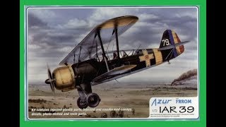 Whats In The Box Azur FR001 IAR 39 Model Kit [upl. by Annaj465]