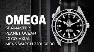 Omega Seamaster Planet Ocean 42 CoAxial Mens Watch 22015000 Review  SwissWatchExpo [upl. by Samp594]