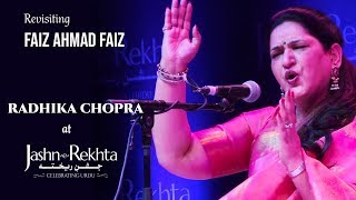 Revisiting Faiz Ahmad Faiz  Radhika Chopra amp Danish Iqbal  JashneRekhta 4th Edition [upl. by Thomasa571]