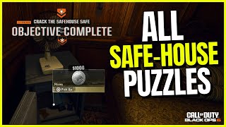 HOW TO SOLVE ALL SAFE HOUSE PUZZLES  BO6 CAMPAIGN Call of Duty Black Ops 6 [upl. by Tahp]